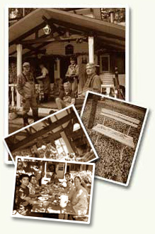 Dry fly fishing. Anglers getting ready to fish at the Cumilahue River, one of the finest rivers for trout fishing in Chile and the world.